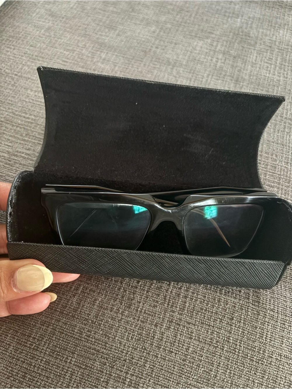 Prada Black glasses with Black Case